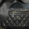 God Factory Chanel Lunch Box Bag Black impala Leather Size 17*19.5*5cm Gold Hardware