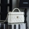 God Factory Chanel 25C Box Bags White impala Leather Size 17*19.5*5cm Pale Gold Hardware