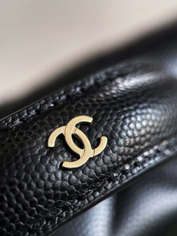 God Factory Chanel 25C Box Bags Black impala Leather Size 17*19.5*5cm Pale Gold Hardware