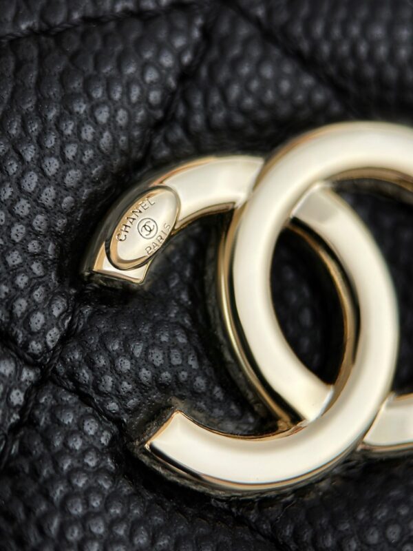God Factory Chanel 25C Box Bags Black impala Leather Size 17*19.5*5cm Pale Gold Hardware