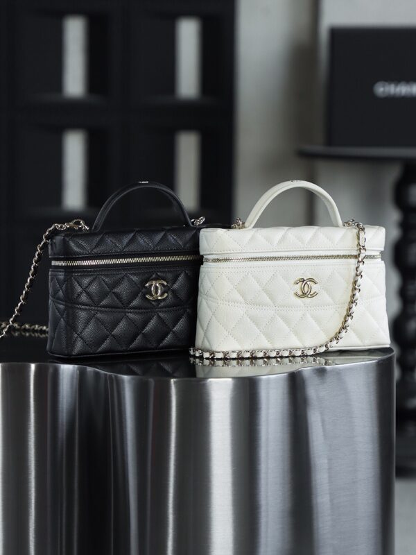God Factory Chanel 25C Box Bags Black impala Leather Size 17*19.5*5cm Pale Gold Hardware