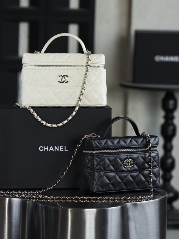 God Factory Chanel 25C Box Bags Black impala Leather Size 17*19.5*5cm Pale Gold Hardware