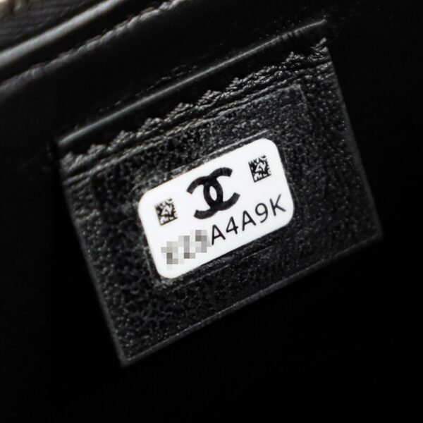 God Factory Chanel 25C Box Bags Black impala Leather Size 17*19.5*5cm Pale Gold Hardware