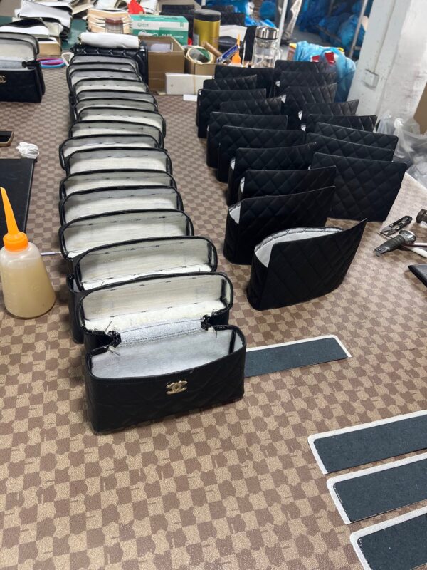 God Factory Chanel 25C Box Bags Black impala Leather Size 17*19.5*5cm Pale Gold Hardware