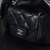 God Factory Chanel 24A Duma Medium  Black HAAS Leather 14K Pale Gold Size 20*20.5*11.5cm