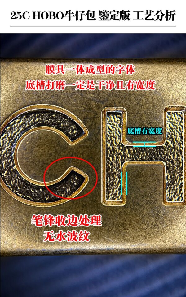 God Factory Chanel 25C Hobo Small Fashion Art / Denim Blue 24K Retro Gold Size 22*31*15cm