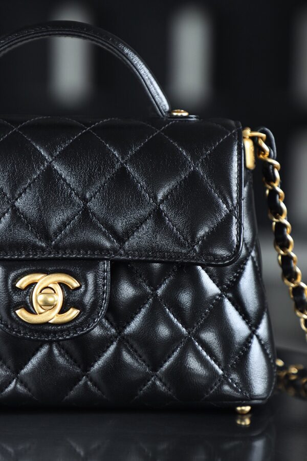 img_7641-2 God Factory Chanel 25P Horizontal Style Vintage Gold Size 14*20*5.5cm