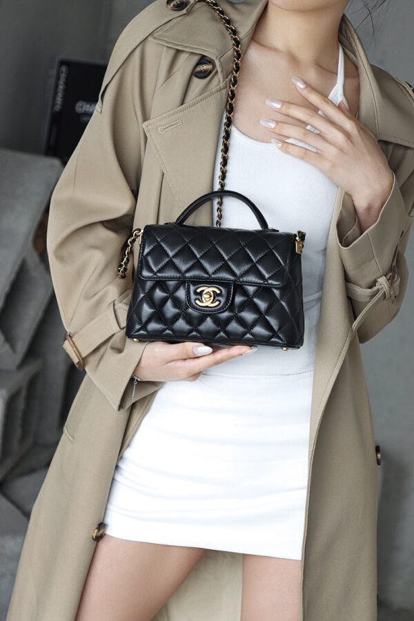 img_7659-2 God Factory Chanel 25P Horizontal Style Vintage Gold Size 14*20*5.5cm