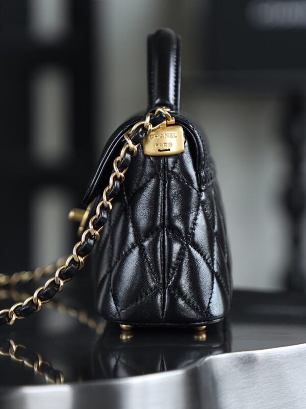 God Factory Chanel 25P Mini Kelly Horizontal Style Vintage Gold Size 11.5*22*6cm