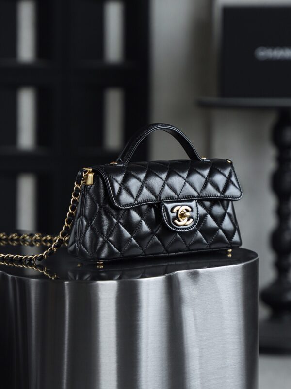 God Factory Chanel 25P Mini Kelly Horizontal Style Vintage Gold Size 11.5*22*6cm