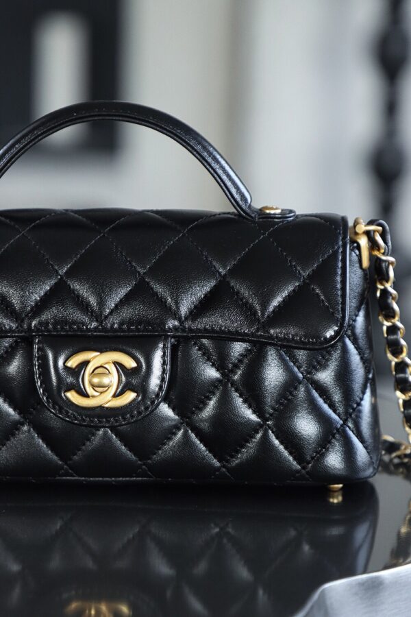 God Factory Chanel 25P Mini Kelly Horizontal Style Vintage Gold Size 11.5*22*6cm