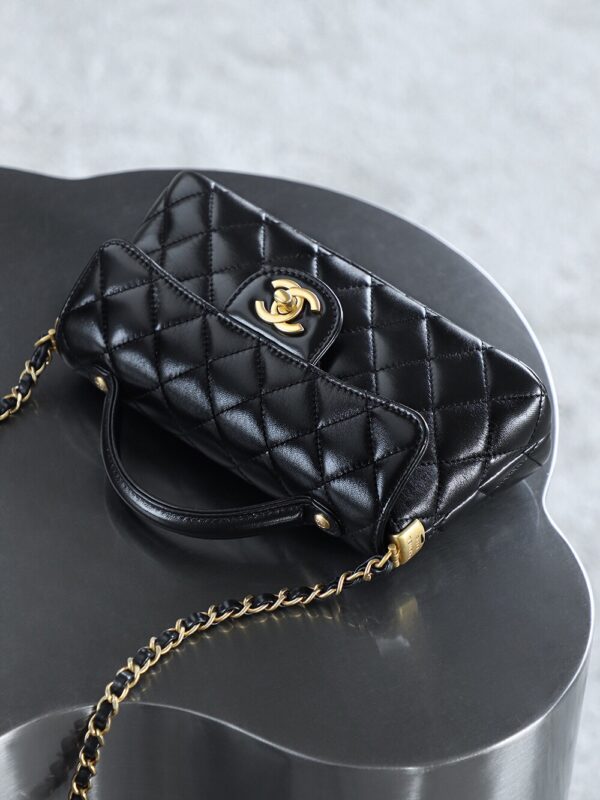 God Factory Chanel 25P Mini Kelly Horizontal Style Vintage Gold Size 11.5*22*6cm
