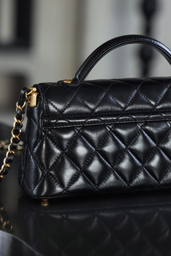 God Factory Chanel 25P Mini Kelly Horizontal Style Vintage Gold Size 11.5*22*6cm