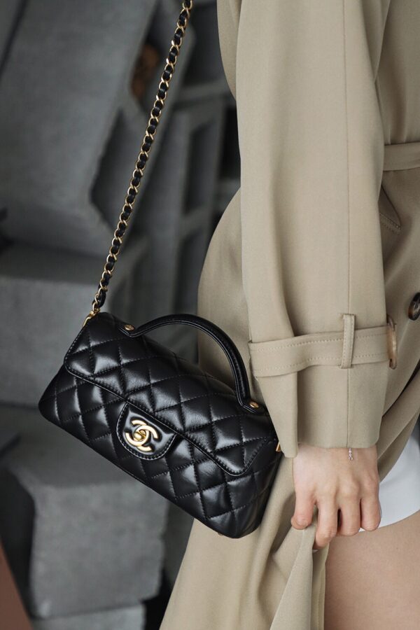 God Factory Chanel 25P Mini Kelly Horizontal Style Vintage Gold Size 11.5*22*6cm