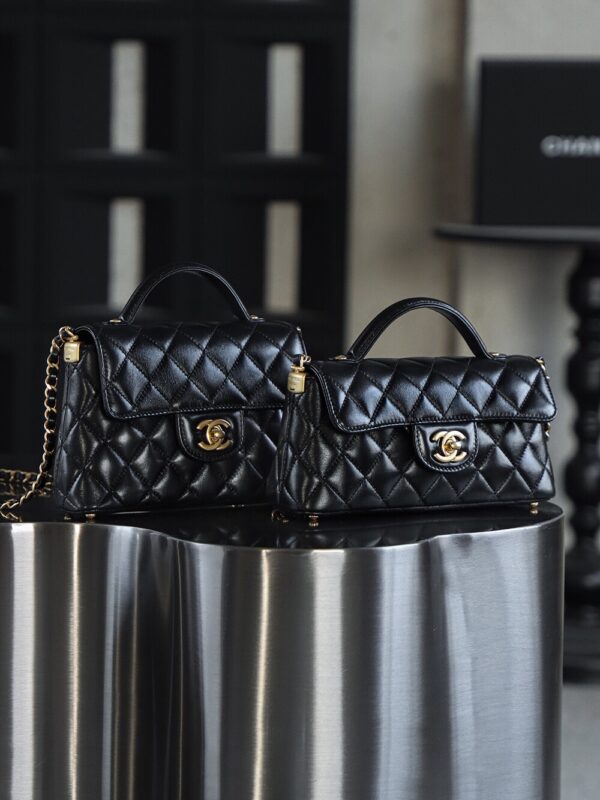 God Factory Chanel 25P Mini Kelly Horizontal Style Vintage Gold Size 11.5*22*6cm