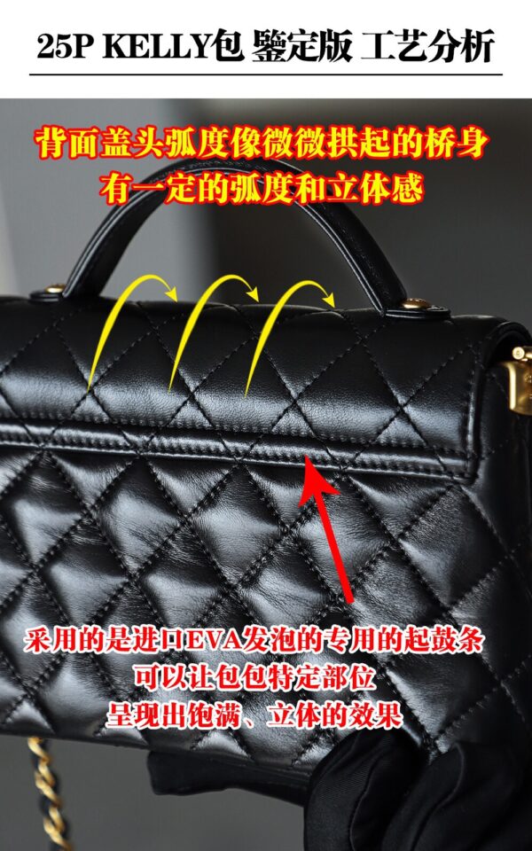God Factory Chanel 25P Mini Kelly Horizontal Style Vintage Gold Size 11.5*22*6cm
