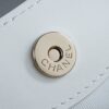 God Factory Chanel Nano 31 Bag Authentication Edition 14K Pale White Bonaudo Leather Gold Size 20*17.5*3.5cm