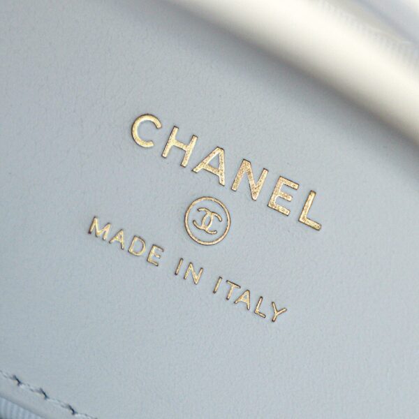 God Factory Chanel Nano 31 Bag Authentication Edition 14K Pale White Bonaudo Leather Gold Size 20*17.5*3.5cm