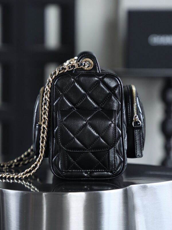 img_7784-2 God Factory Chanel 24K Camera Bag Large 14K Pale Gold Size 13*23*15cm