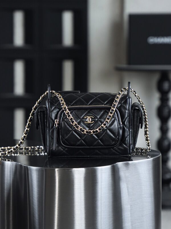 img_7810-2 God Factory Chanel 24K Camera Bag Small 14K Pale Gold