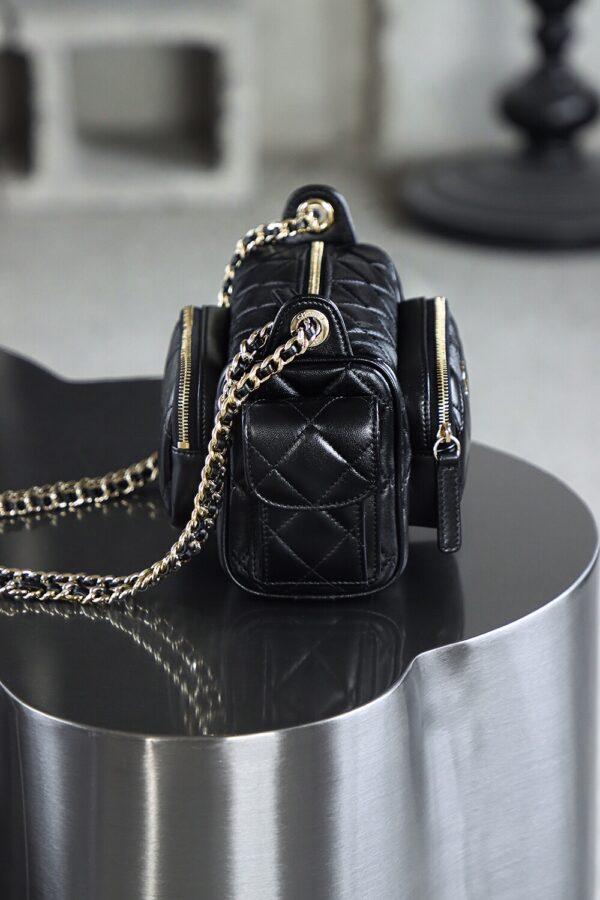 img_7818-2 God Factory Chanel 24K Camera Bag Small 14K Pale Gold