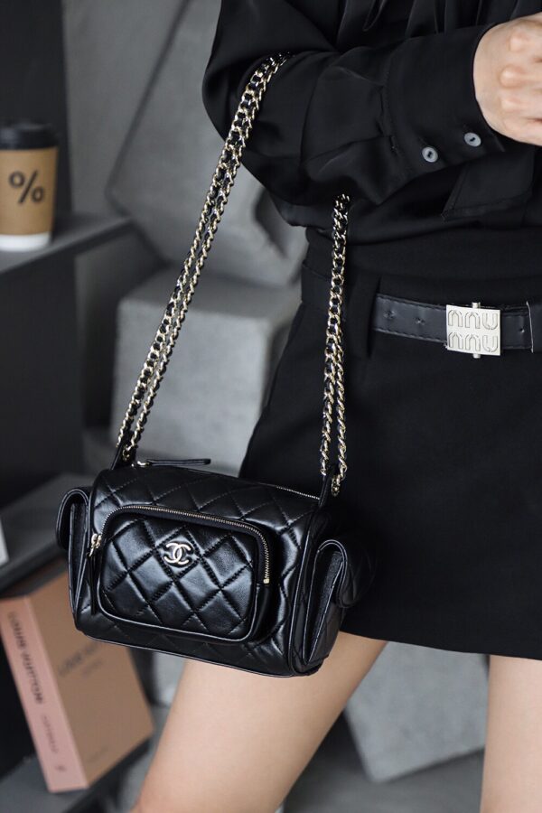 img_7829-2 God Factory Chanel 24K Camera Bag Small 14K Pale Gold