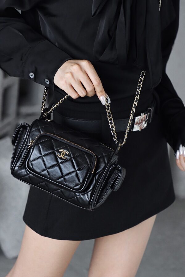 img_7830-2 God Factory Chanel 24K Camera Bag Small 14K Pale Gold