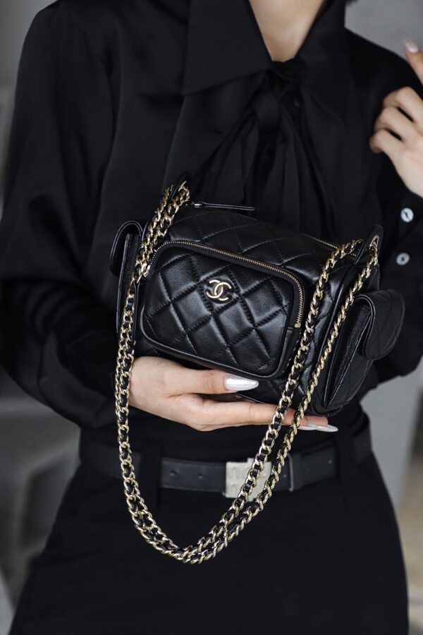 img_7831-2 God Factory Chanel 24K Camera Bag Small 14K Pale Gold
