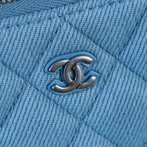 God Factory Chanel 25P Denim Lunchbox Bag Fashion Art Denim Blue Leather 24K Retro PHW Size 17*19.5*5cm