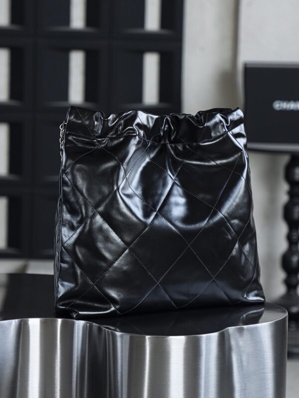 img_7885-2 God Factory Chanel 22 Bag Medium 24K Retro PHW Antiba Leate Size 39*42*8cm