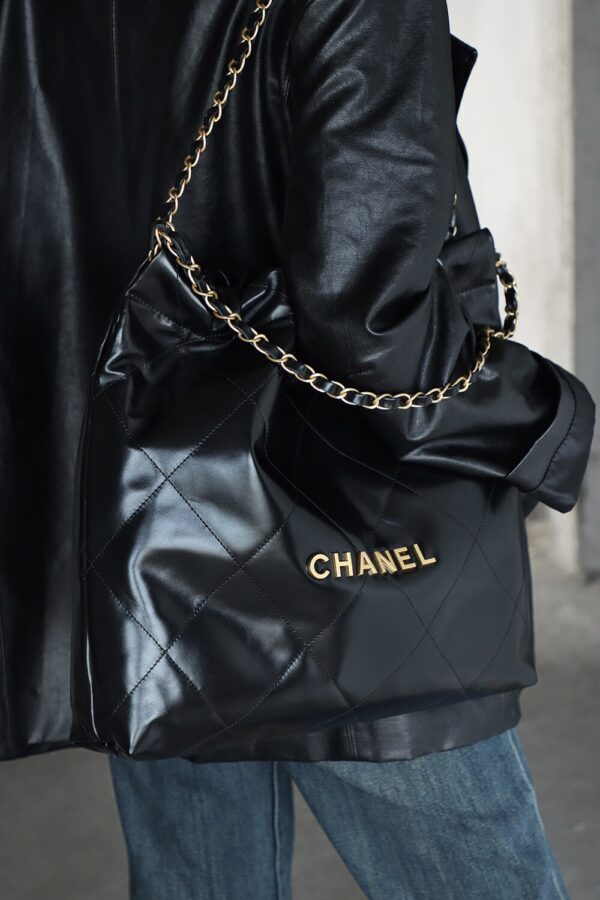 img_7929-2 God Factory Chanel 22 Bag Medium 24K Retro GHW Antiba Leate Size 39*42*8cm