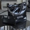 God Factory Chanel 22 Bag Small 24K Retro PHW Antiba Leate Size 35*37*7cm