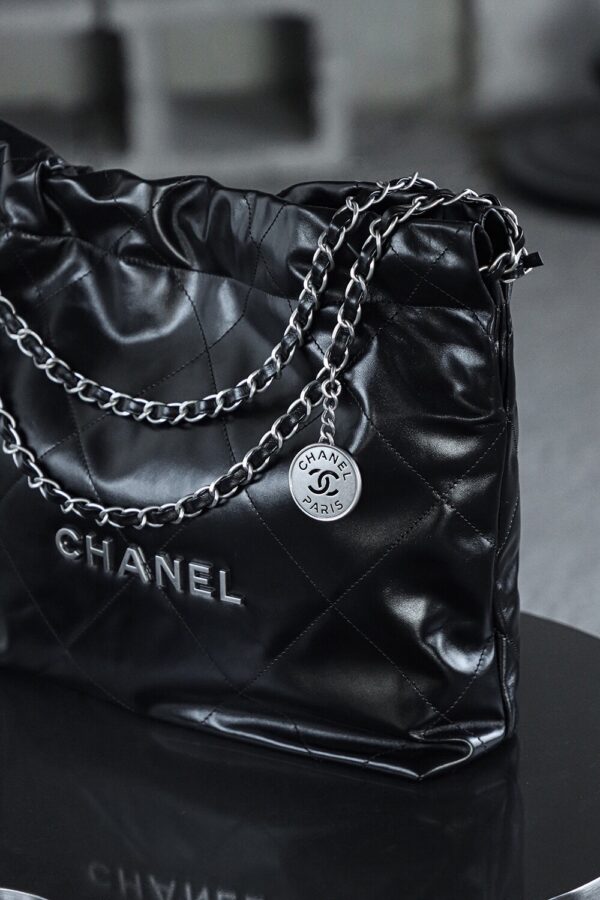 img_7943-2 God Factory Chanel 22 Bag Small 24K Retro PHW Antiba Leate Size 35*37*7cm