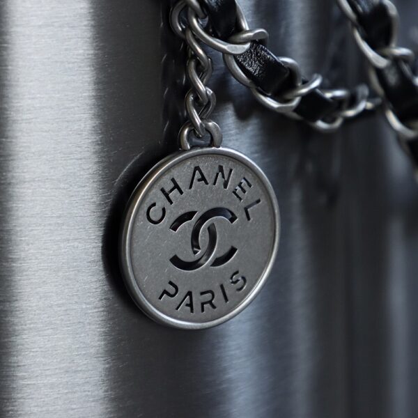 img_7948-2 God Factory Chanel 22 Bag Small 24K Retro PHW Antiba Leate Size 35*37*7cm