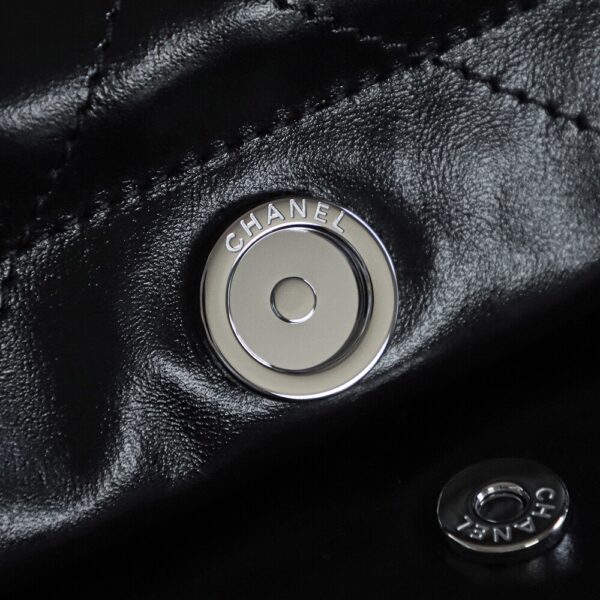 img_7952-2 God Factory Chanel 22 Bag Small 24K Retro PHW Antiba Leate Size 35*37*7cm