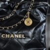 God Factory Chanel 22 Bag Small 24K Retro GHW Antiba Leate Size 35*37*7cm