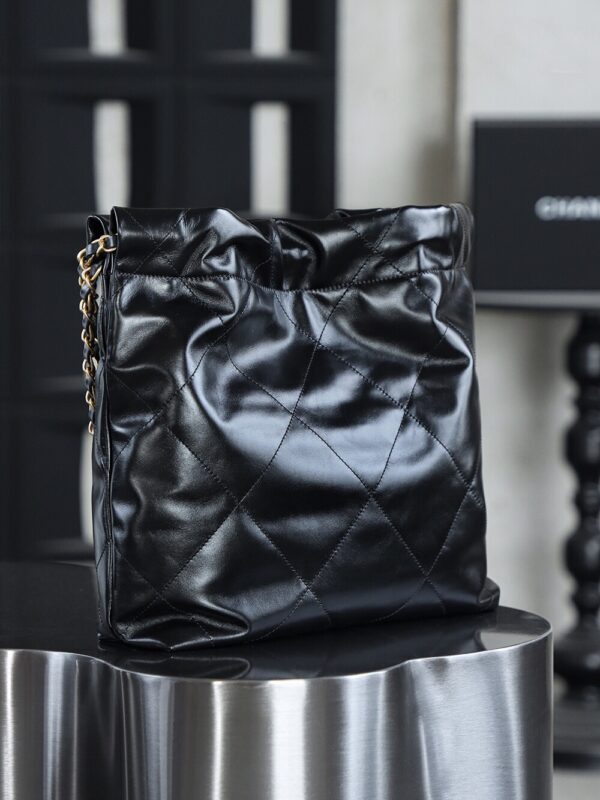 img_7968-2 God Factory Chanel 22 Bag Small 24K Retro GHW Antiba Leate Size 35*37*7cm