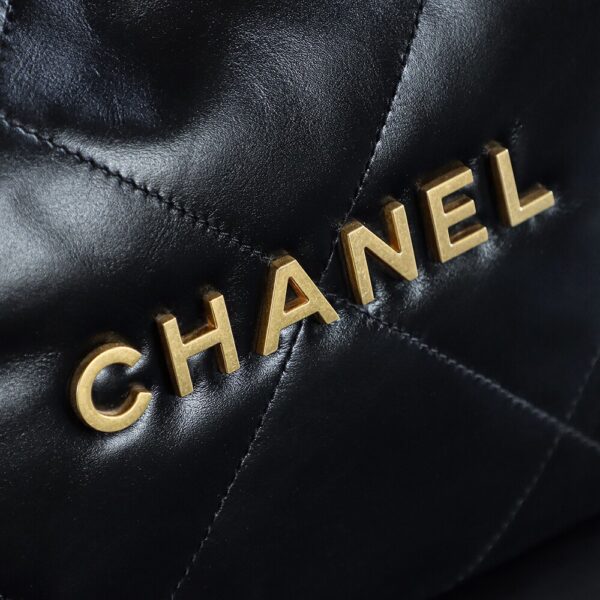 img_7974-2 God Factory Chanel 22 Bag Small 24K Retro GHW Antiba Leate Size 35*37*7cm