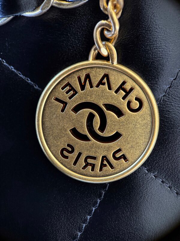 img_7975-2 God Factory Chanel 22 Bag Small 24K Retro GHW Antiba Leate Size 35*37*7cm