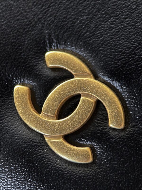 img_7979-2 God Factory Chanel 22 Bag Small 24K Retro GHW Antiba Leate Size 35*37*7cm