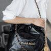 God Factory Chanel 22 Bag Small 24K Retro GHW Antiba Leate Size 35*37*7cm