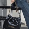 God Factory Chanel 22 Bag Small 24K Retro GHW Antiba Leate Size 35*37*7cm