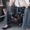 God Factory Chanel 22 Bag Small 24K Retro GHW Antiba Leate Size 35*37*7cm