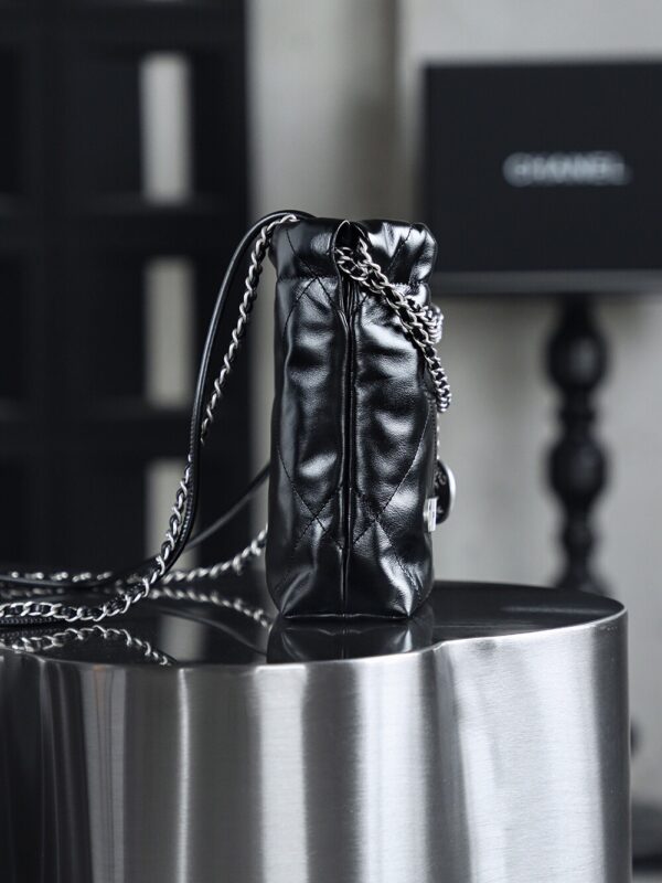 img_7993 God Factory Chanel Mini 22 Bag 24K Retro PHW Antiba Leate Size 19*20*6cm