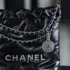God Factory Chanel Mini 22 Bag 24K Retro PHW Antiba Leate Size 19*20*6cm