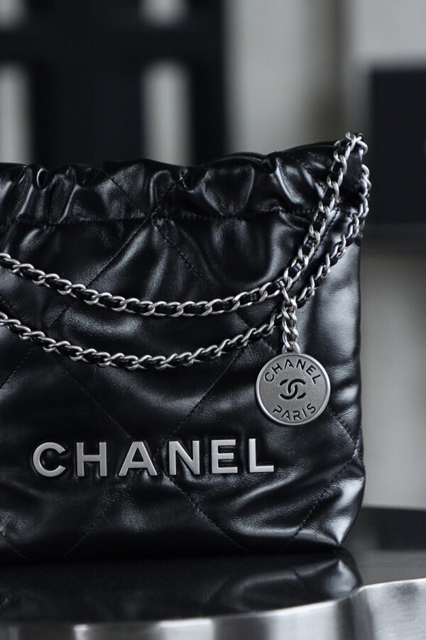 img_7994 God Factory Chanel Mini 22 Bag 24K Retro PHW Antiba Leate Size 19*20*6cm