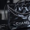 God Factory Chanel Mini 22 Bag 24K Retro PHW Antiba Leate Size 19*20*6cm