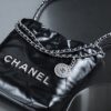 God Factory Chanel Mini 22 Bag 24K Retro PHW Antiba Leate Size 19*20*6cm