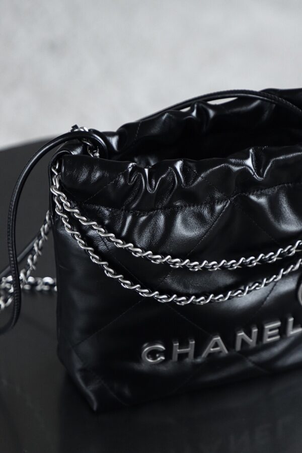 img_8005-2 God Factory Chanel Mini 22 Bag 24K Retro PHW Antiba Leate Size 19*20*6cm