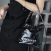 God Factory Chanel Mini 22 Bag 24K Retro PHW Antiba Leate Size 19*20*6cm